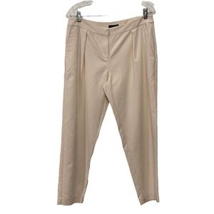 Eileen Fisher Women’s Tencel Spandex Blend Cream Pockets Pants Size 8